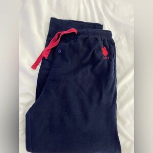 U.S. POLO ASSN. Navy Lounge Pants with Red Accents - Men’s